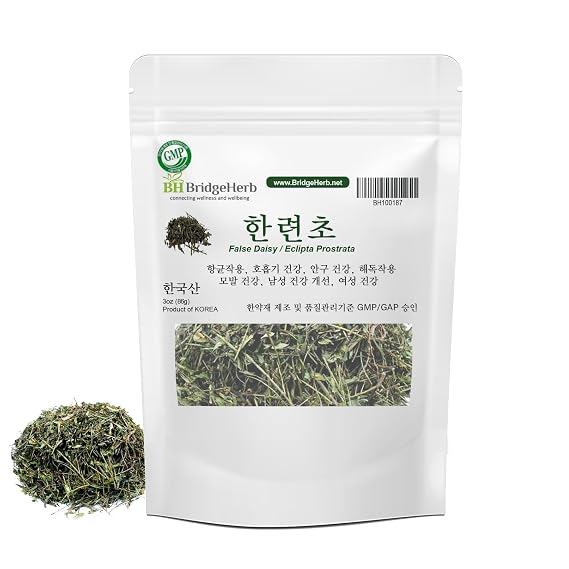 BridgeHerb | False Daisy  | 3oz/86g | Premium Loose Leaf Tea | Product of Korea | GMP Approved