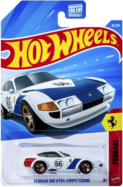 Hot Wheels Tekli Arabalar FERRARI 365 GTB4 COMPETIZIONE JJJ30 (KISA KART)