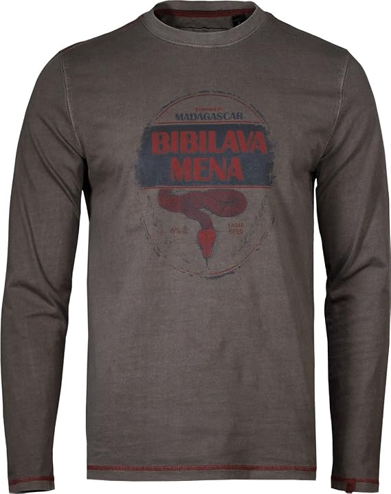 Musterbrand Uncharted Men Long-Sleeve T-Shirt Artefact Brown XS