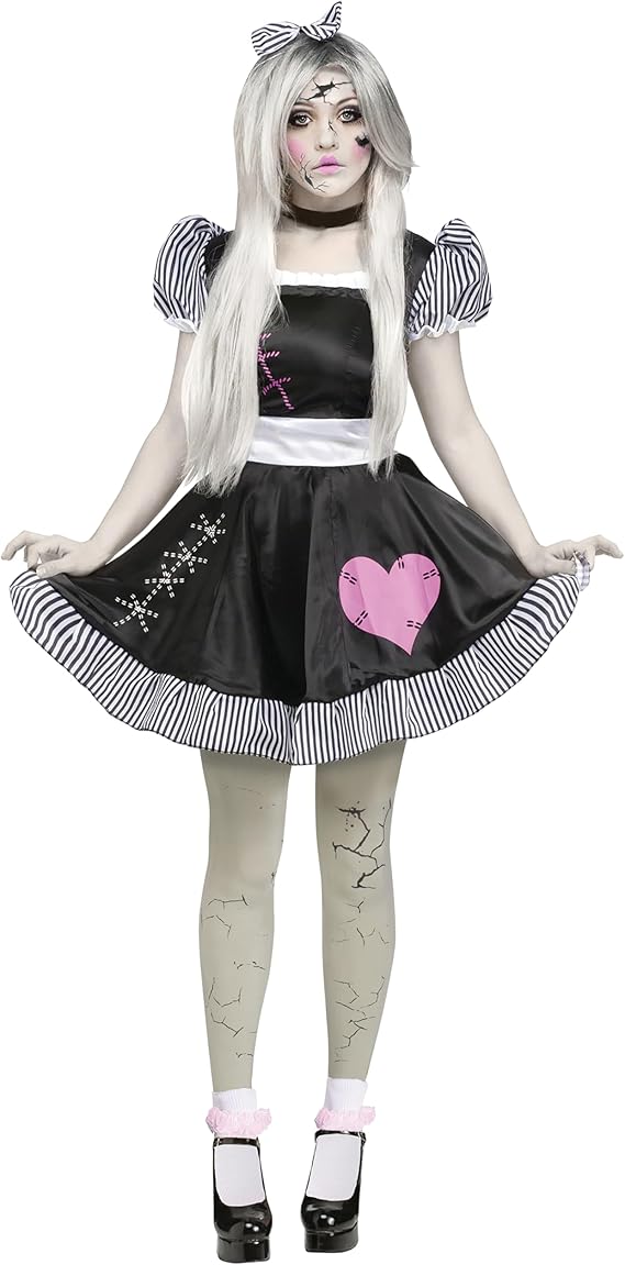 Fun World Costumes Women's Broken Doll Adult Costume
