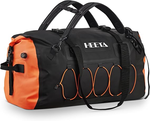 HEETA Waterproof Duffel Bag Travel Motorcycle Dry Bag Backpack 60L/80L/110L