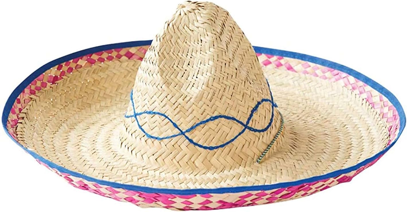 Rubies Costume Co Embroidered Straw Sombrero Costume