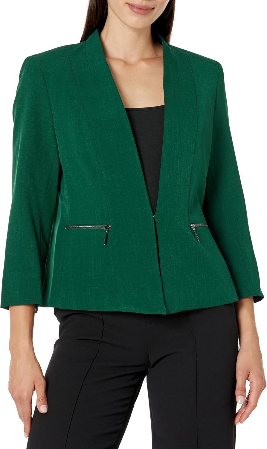 Kasper Women's Open Cardi WWelt Pockets