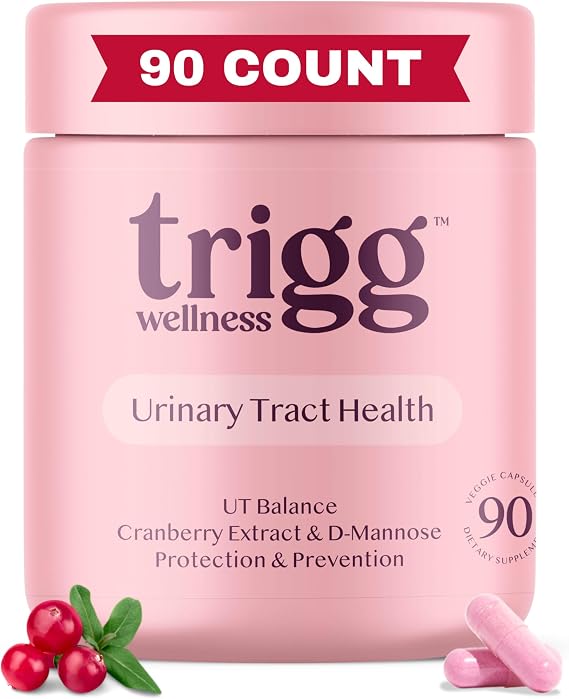 Urinary Tract Health Supplement for Women- Cranberry Extract, D-Mannose Treatment- UTI Prevention, Promote Natural UT Balance, Flush Impurities- Fast Acting, Feminine Female Health-Large 90 Ct