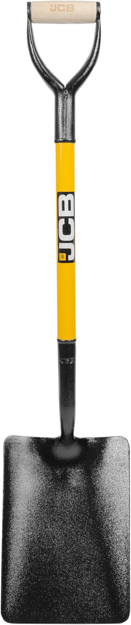 JCB 230-210 x 305mm Professional Tapered Mouth Site Master Shovel, Heavy-Duty Steel Blade for Home Improvement, Snow, Coal, Work, Trenches, Tarmac, Mixing Concrete