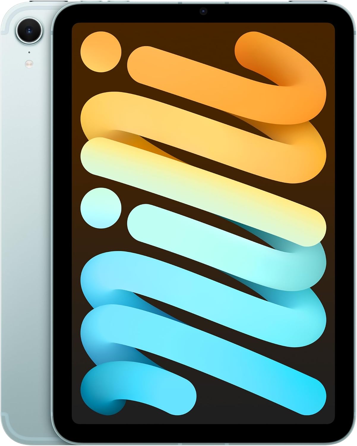 Apple iPad mini with A17 Pro chip: 8.3 inch Liquid Retina Display,128GB, Wi-Fi 6E cellular connectivity, 12MP Front Camera12MP Rear Camera, Touch ID, All Day Battery Life — Blue