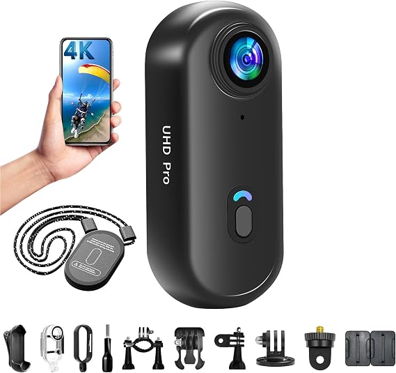 Mini Action Cam WiFi 4K Body Cam Body Camera Underwater Camera