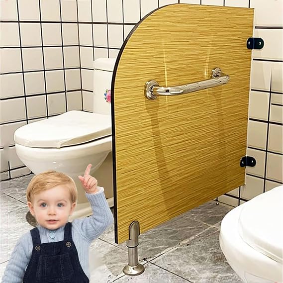Children's Urinal Screen Toilet Partition, Kindergarten Toilet Privacy Partition, Waterproof Urinal Board Wall Divider Partition Wood Divider Screen,60x80cm