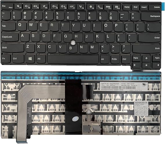 Laptop Replacement US Layout Keyboard for Lenovo Thinkpad T460S T470S 00PA564 01EN682 01EN723 00PA440 00PA522 01YT129 01YR075(Without Red Pointer)