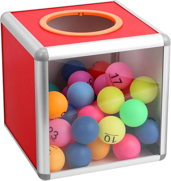 Happyyami Box Square Raffle Ball Game Box Multifunctional Storage Ticket Box Card Bonus Draw Box for Business Annual Meeting Fundraising Supplies 20x20x20cm | 19 x 19 x 19 cm, aluminum alloy and acrylic, ballot box for Annual Meeting events