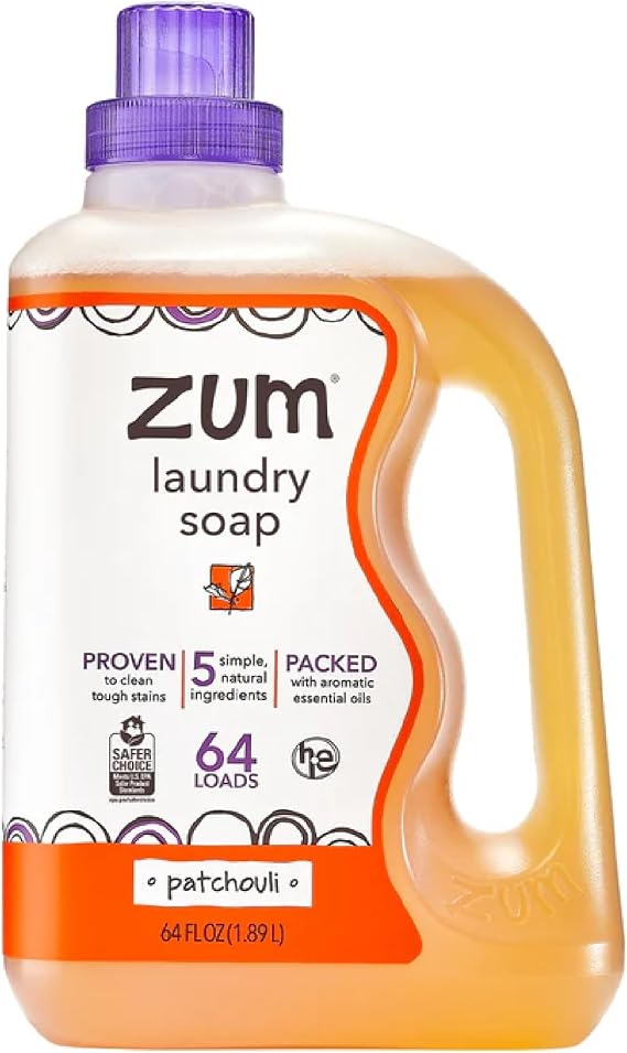 Zum, Laundry Liquid Clean Patchouli, 64 Fl Oz