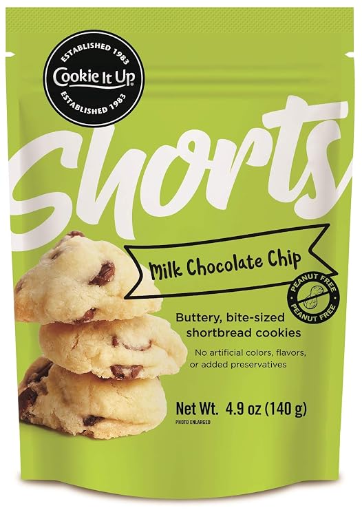 Cookie It Up! Milk Chocolate Shorts, 4.9 Oz