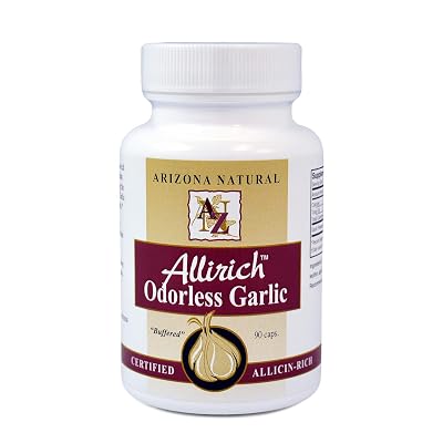 Arizona Natural Products Allirich Odorless Garlic 90 Capsules