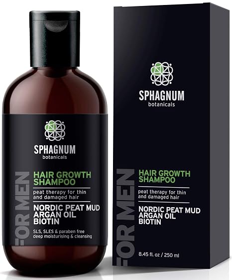 Sphagnum Botanicals Hair Growth Shampoo for Men with Biotin