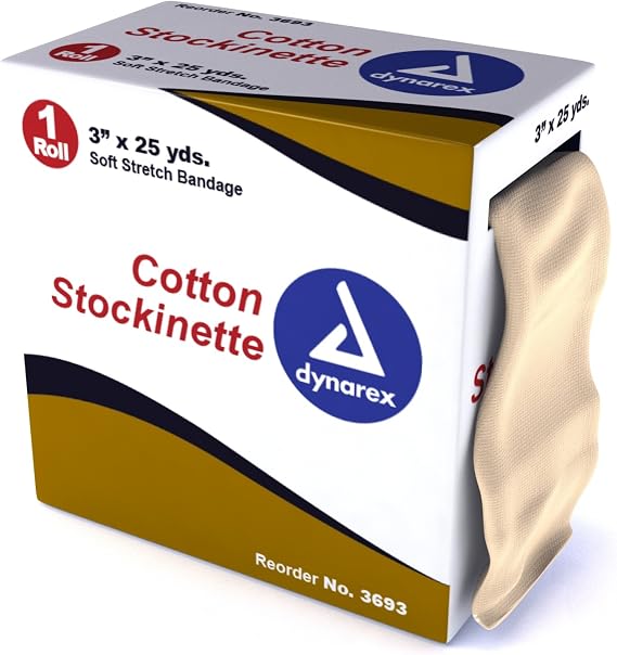 Cotton Stockinette - 3" x 25 yds- 1 Roll