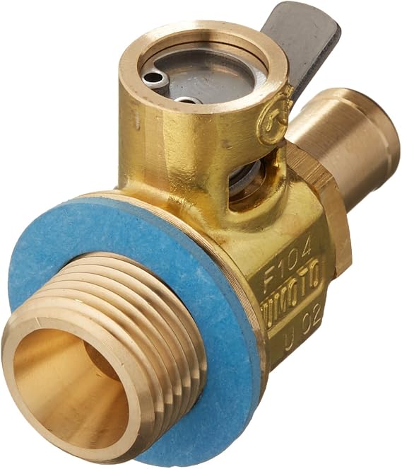 F104N: FUMOTO Valve W/Nipple M18-1.5 Threads