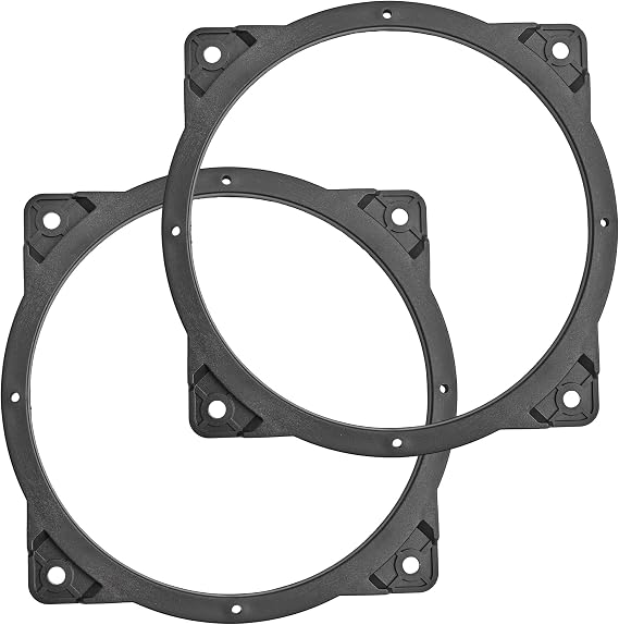 NuIth 6.5 Inch Front Door Speaker Adapter Spacer Ring Fit for 2006-2020 Hyundai Sonata/Azera/Santa Fe/KIA 2011-2020, 6.5"-6.75 Speaker Adapter Brackets for Aftermarket Speaker Installation