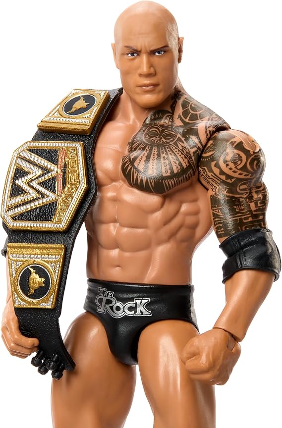WWE The Rock Main Event Champions 5 Toy Wrestling Action Figure