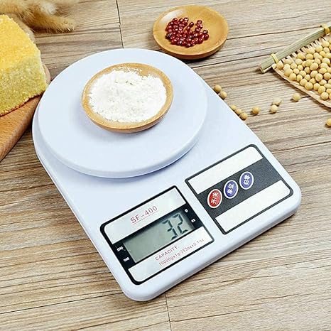 Dijital Mutfak Tartısı 10 kg / 1g Hassasiyet | Dara Özellikli, 5 Birim Destekli Elektronik Mutfak Terazisi | Otomatik Kapanma | Aşırı Yük Uyarılı | A++ Enerji Sınıfı