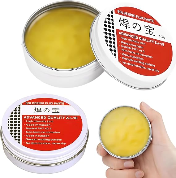2pcs Flux Paste Flux Paste No Cleaning Solder Paste Lead Free Flux for Mechanical Soldering on Mobile Phones, Electrical Appliances, Computer Motherboards