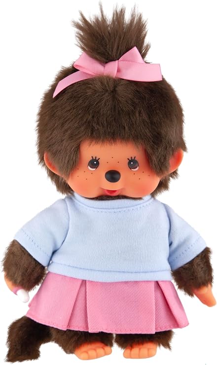 Monchhichi Skirt Girl 8" Plush