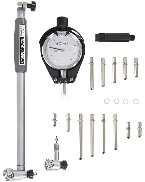 Fowler 52-646-400-0 , Extender Dial Bore Gage Kit with 1.4-6" Measuring Range