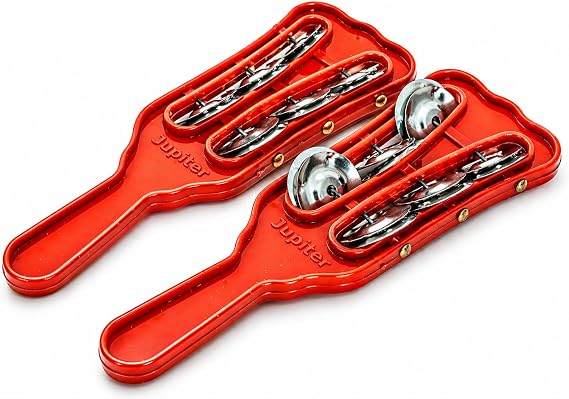 Traditional Kartal 2 Pair Indian Hand Percussion Cymbal Musical Rhythm Instrument Tool with Metal Jingles Bhajan Kirtan Manjira Clapper Lightweight Durable, Devotional Folk Music & Worship, 11 Inch