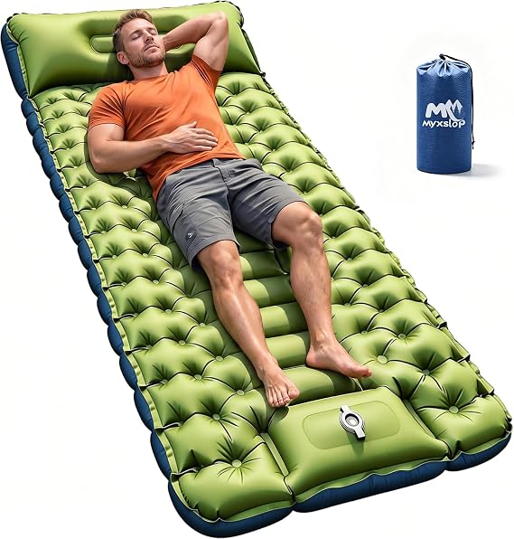 Myxslop Ultralight 50D Camping Sleeping Pad for Backpacking, Hiking, Tent