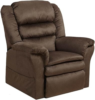 Catnapper Power Lift Recliner with Pillowtop Seat in Mocha