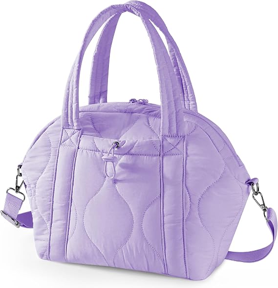 WONDAY Insulated Lunch Bags for Women, 12L Puffy Lunch Tote with Shoulder Strap, Waterproof, Leakproof, Reusable, Keeps Food Fresh, Perfect for Work, Travel, Picnic