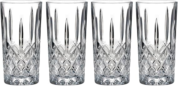 Marquis by Waterford Markham Highball Glasses, Set of 4, 13 oz, Cocktail Glasses