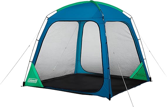 Coleman Skyshade Screen Dome Canopy Tent, 8x8/10x10ft Portable Screen Shelter with Easy Setup for Bug-Free Lounging, Great for Beach, Yard, Picnic, Park, Camping, More