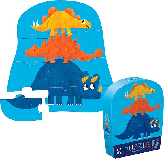 Crocodile Creek 12 Piece Mini Puzzle Dino Friends