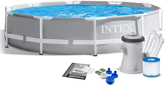 Intex Prizma Çerçevesi Yer Üstü Havuz Yuvarlak Filtreli 305cmx76cm - 26702