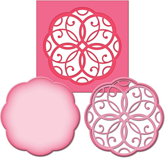 Spellbinders S2-014 Die D-Lites Medallion 1-Etched/Wafer Thin Dies