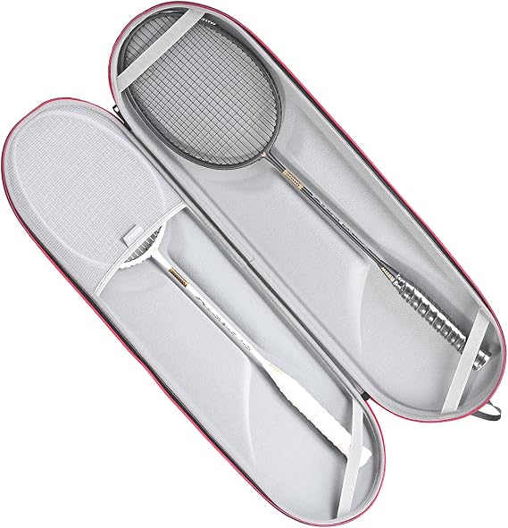 RLSOCO Badminton Racket Bag for Yonex/Carlton/Wilson/Kawasaki/Talbot Torro/Victor Badminton Rackets - for 2 Rackets Badminton Travel Bag with YKK Zip (Bag Only)