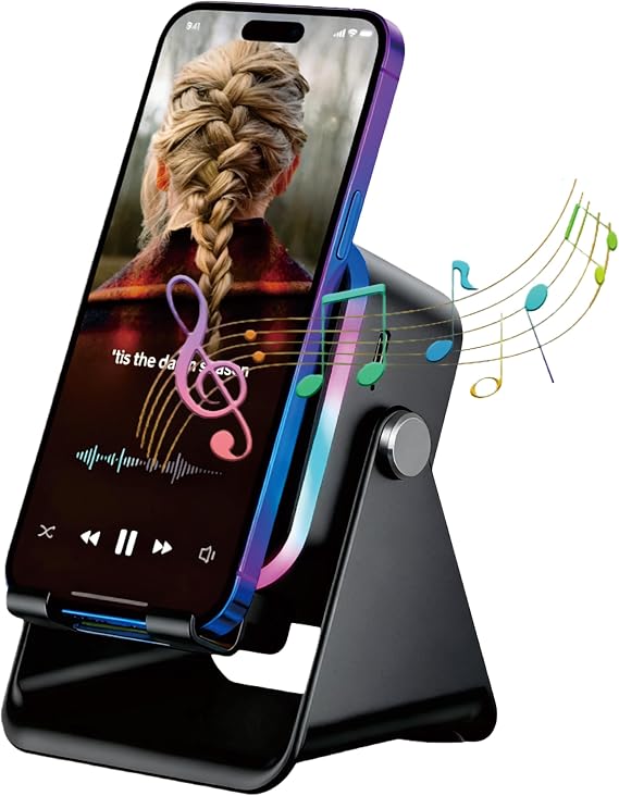 Induction Speaker, Innovative Tech Wireless Speaker Stand for Cell Phone