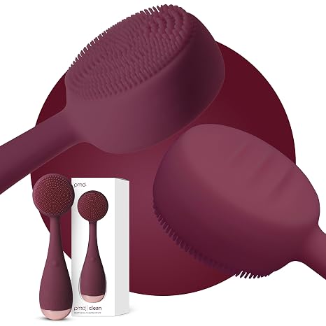 PMD Beauty Clean Facial Cleansing Brush Waterproof Silicone Face Cleanser with Sonic Technology