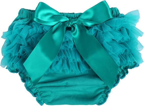 ICObuty Baby Girls Ruffle Bloomer Diaper Cover for Baby Girls Toddlers