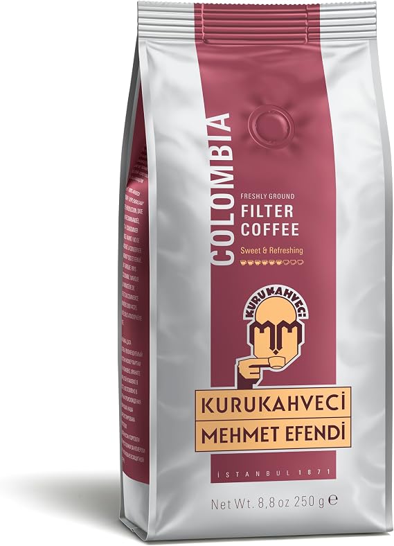 Kurukahveci Mehmet Efendi Colombia Filtre Kahve 250g
