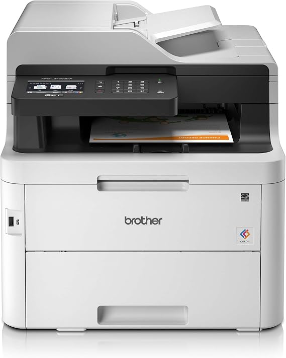 Brother MFC-L3750CDW 4-in-1 Multifunction Printer (Printing/Copy/Scan/Fax) 24 ppm Colour LED USB White