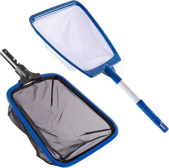 POOLAZA Hot Tub/Pool Skimmer & Durable Fine Mesh Pool Net Skimmer