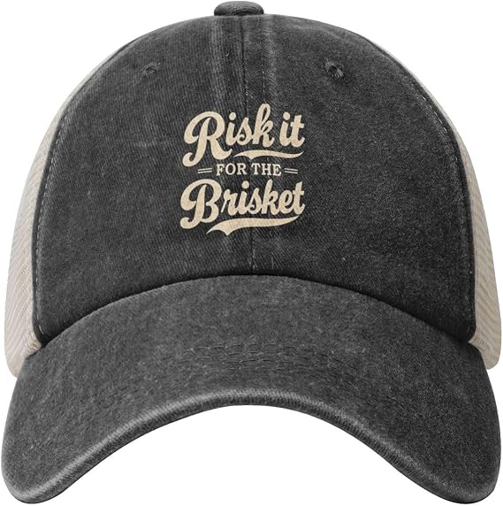 Risk It for The Brisket Hat Women Baseball Caps Cute Hats
