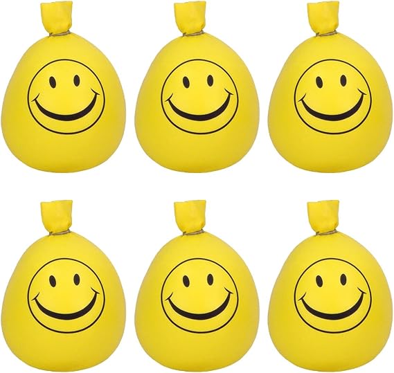 Smiley Stress Ball Hand Massager (6 Pieces)