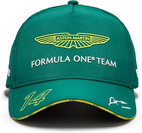 Aston Martin Kids F1 Fernando Alonso Hat 2024 - Green - Kids One Size