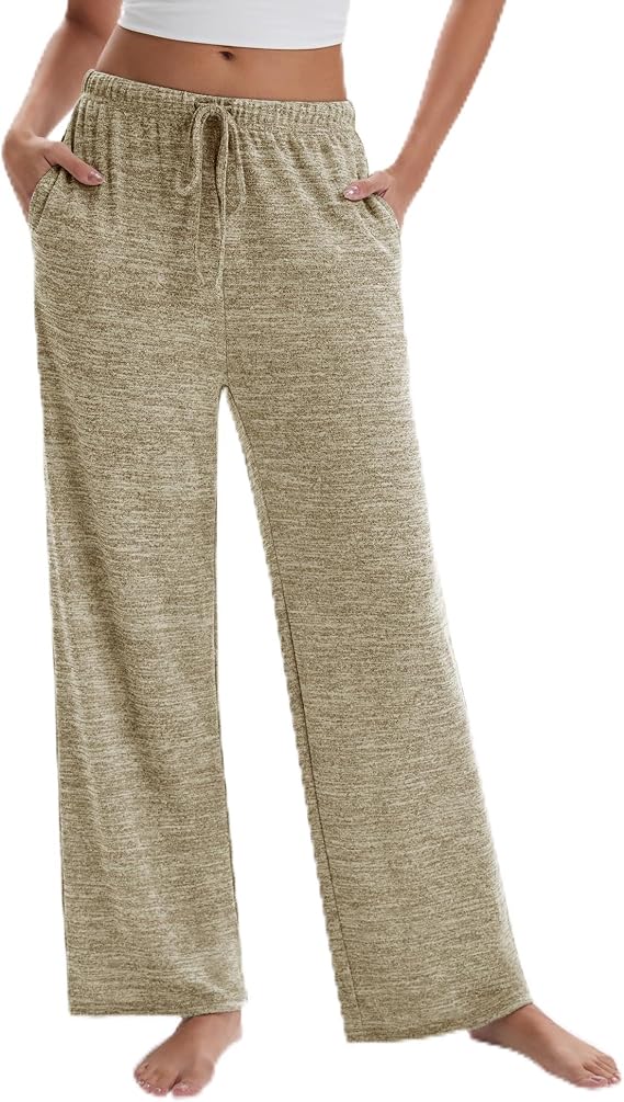 Womens Pajma Pant-Long PJ Bottom-Soft Lounge Pant for Women