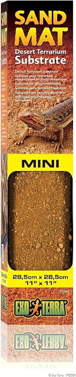 Exo Terra Exo Terra Sand Mat Mini, 28.5 Cm X 28.5 Cm (11U201D X 11U201D) | Desert Terrarium Substrate