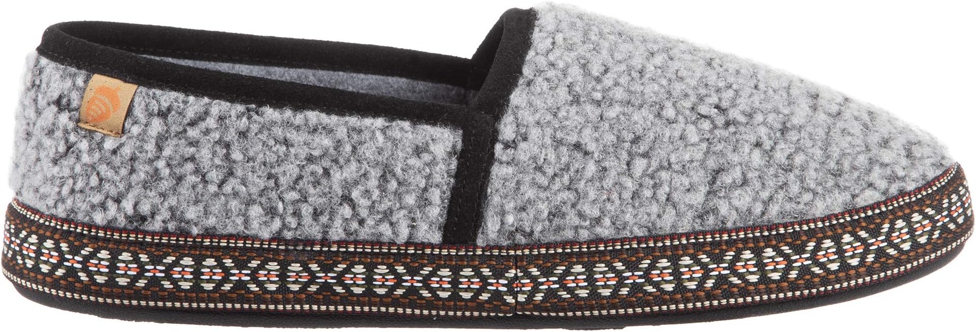 Acorn womens Woven Trim Moc Slipper
