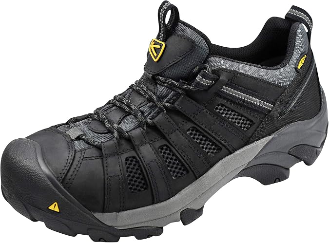 KEEN Utility Mens Flint Low Steel Toe Work Shoes