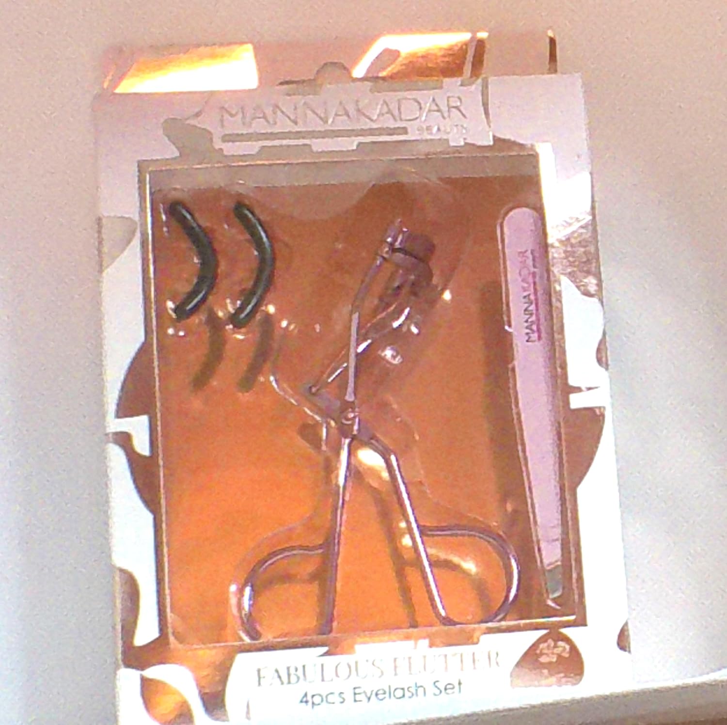 Manna Kadar Fabulous Flutter 4pcs Eyelash Set, Rose Gold